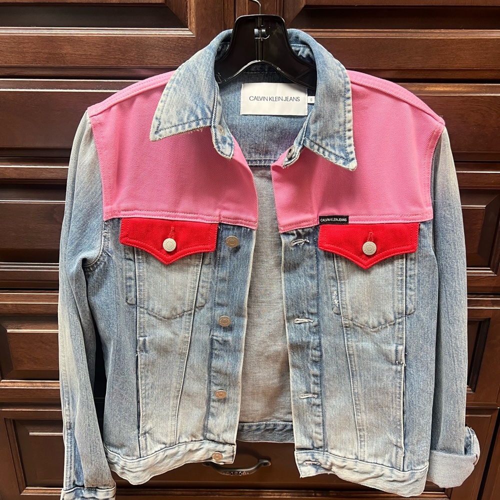 Calvin Klein Tri-Color Denim Jacket